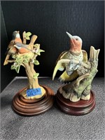 2pc Audubon Figurines