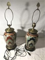 Vintage Porcelain Base Lamps