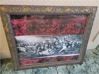 Vintage Running with the Bulls Print