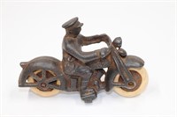 1930’s cast-iron toy Harley-Davidson motorcycle