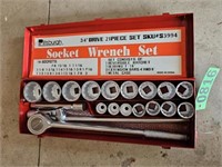 3/4-in Drive 21 piece socket wrench set