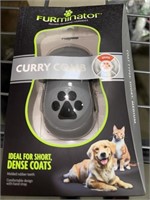 FURminator Curry Comb for Dogs, One Size Fits All
