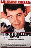 Ferris Bueller's Day off Poster Autograph