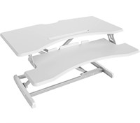 Fezibo Sit Stand white adjustable desk top