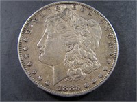 1885 Morgan Silver Dollar- Great Details