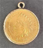1900 Indian Head Penny Pendant
