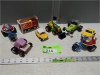 Tonka vehicles and Buddy L buggy