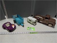 Nylint wagon and Tonka vehicles