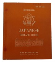 1944 US Army Japanese Phrase Book TM30-611