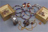Vtg. Joan Rivers Collection Jewelry + Monet
