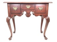 Queen Anne Style Lowboy w 3 Drawers