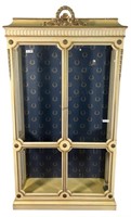 LIGHTED NEOCLASSICAL STYLE KARGES DISPLAY CABINET