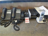 LOT, BOGEN TELEPHONE PAGING AMPLIFIER & (4)