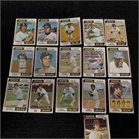 1974 Topps Red Sox Baseball Cards, miscut