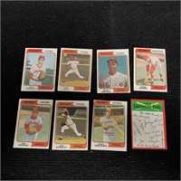 1974 Topps Reds Baseball Cards, Miscut