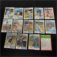 1974 Topps Brewers Baseball Cards, Miscut