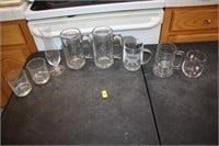 Beer mugs, mugs, glasses