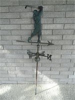 VINTAGE GOLFER WEATHER VANE