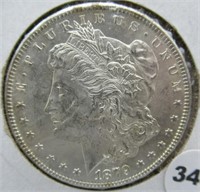 1879-S Morgan Silver Dollar. BU