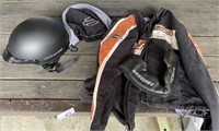 Harley Davidson Helmet and Jacket