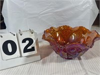 Indiana Carnival Glass Bowl