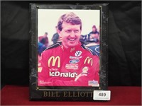 Bill Elliott Picture Plaque 10" X 13"