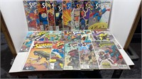20-DC COMICS SUPERMAN COMIC BOOKS
