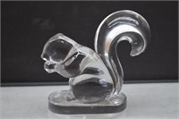 Glass Crystal Squirrel Figurine