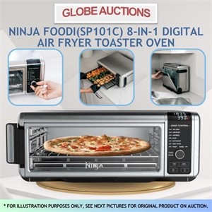 LOOKS NEW NINJA 8in1 AIR FRY TOASTER OVEN(MSP:$239