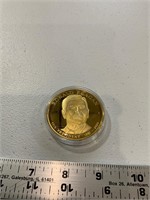 Ronald Reagan American Mint 24k plated