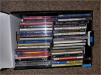 LARGE ASSORTMENT MUSIC CDS, DVDS, CASSETTES