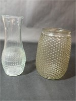 Good Seasons Clear Cruet Vase Opaque Glass vase