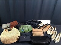 vintage shoes and purses