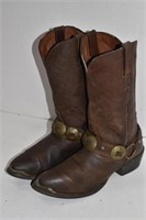 Men's Road Wolf Work Boots Concho Trim