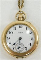 Vintage Ladies Elgin Pendant Watch - Runs but