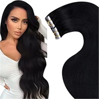 LaaVoo Tape in Hair Extensions Human Hair for Wome