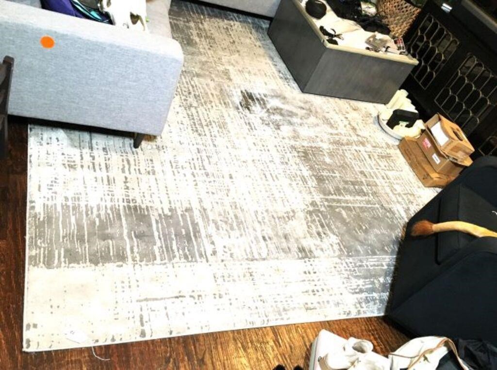 Safavieh Grey and Off White Area Rug