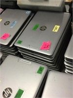 Stack of 10 HP Laptops