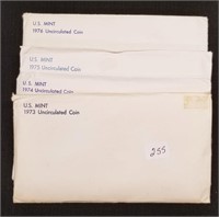 1973, ’74, ’75, ’76 Mint Sets