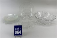 Assortment of Glass Dishes & Bowl