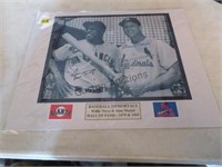 WILLIE MAYS AND STAN MUSIAL PICTURE 8"X10"