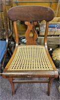 Antique Chair w Caned Seat