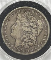 Of) 1890-o Morgan dollar condition VF