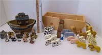 Boyds Bear - Noah's Ark & Wooden Ark w/Animals