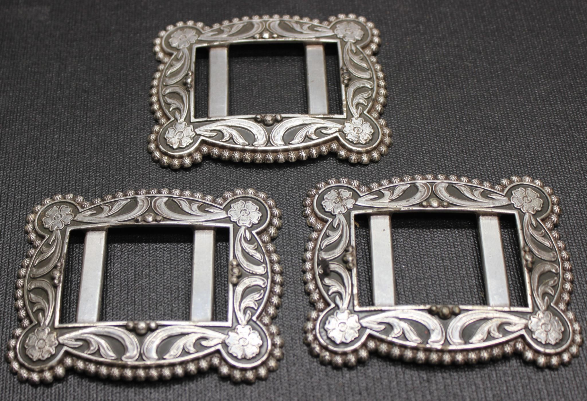 Another Lot of 3 Nocona Belt Buckels