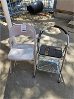 Folding Chair and Folding Step Stool