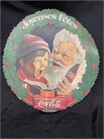 Cardboard Coca Cola Advertisement