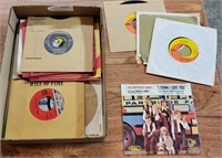 FLAT OF 45 RPM RECORDS