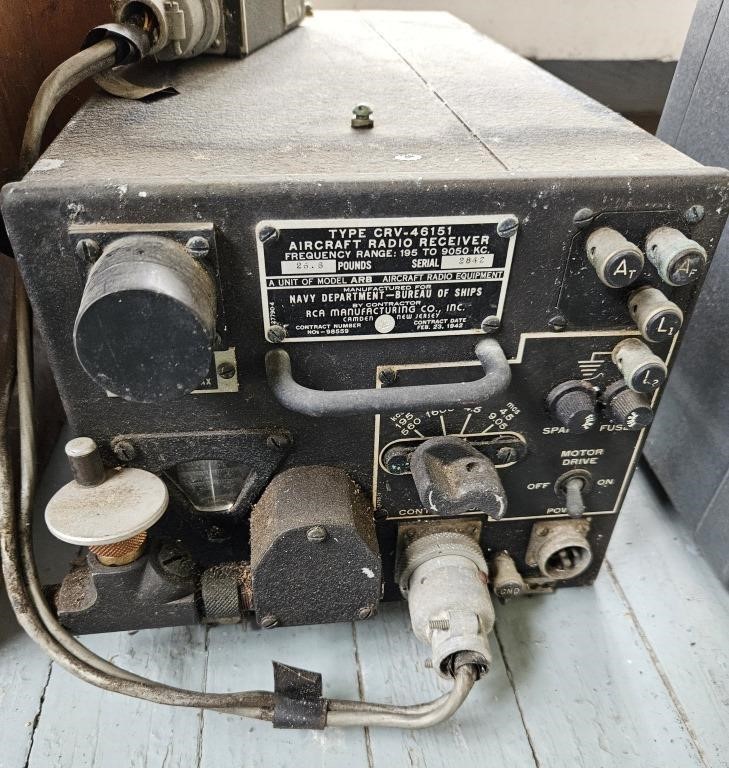 Aircraft Radio Receiver CRV-46151 Untested