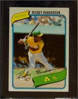 1980 Topps BB Card #482 Rickey Henderson RC